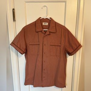 Taylor Stitch The Tulum in Rust Stripe - Medium (40)